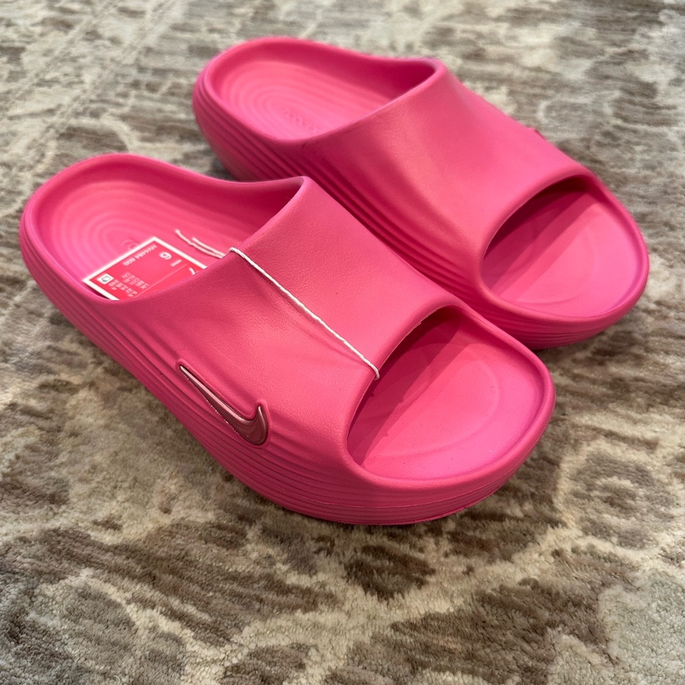 Nike React Pink Slide Sandals